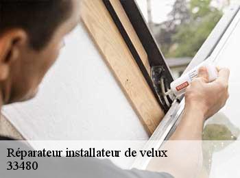 Réparateur installateur de velux  brach-33480 MM Rénovation toiture 33