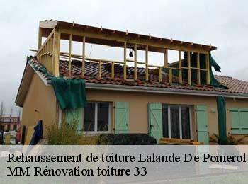 Rehaussement de toiture  lalande-de-pomerol-33500 MM Rénovation toiture 33