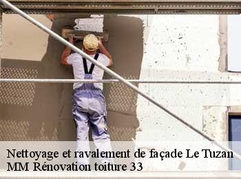 Nettoyage et ravalement de façade  le-tuzan-33125 MM Rénovation toiture 33