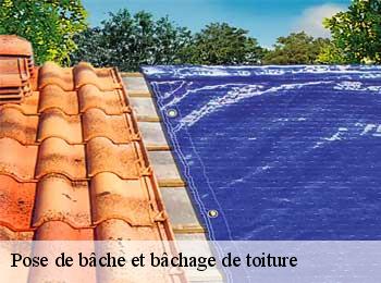 Pose de bâche et bâchage de toiture  aillas-33124 MM Rénovation toiture 33