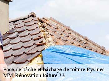 Pose de bâche et bâchage de toiture  eysines-33320 MM Rénovation toiture 33