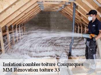 Isolation combles toiture  couqueques-33340 MM Rénovation toiture 33