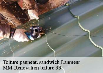 Toiture panneau sandwich  lanmeur-29620 MM Rénovation toiture 33